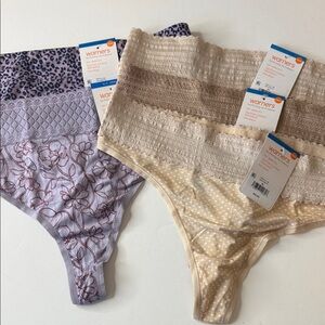 Warners Assortment of Thong Panties Size XL / 8